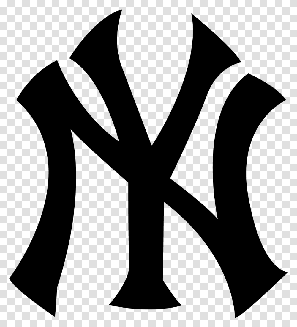 Logo New York Yankees, Gray, World Of Warcraft Transparent Png