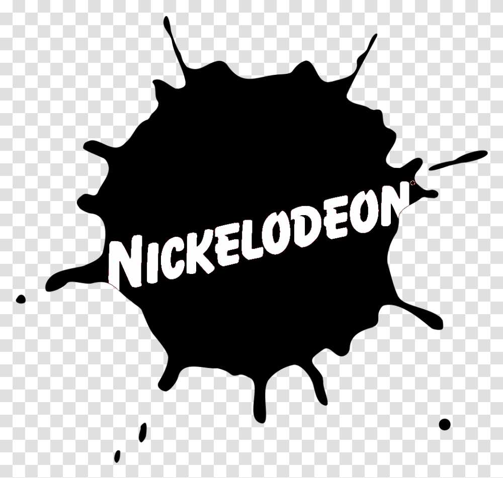 Logo Nickelodeon Download Nickelodeon Black And White, Crowd, Team Sport Transparent Png