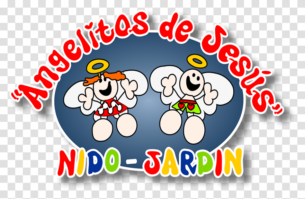 Logo Nido Angelitos De Jess, Label, Alphabet, Food Transparent Png