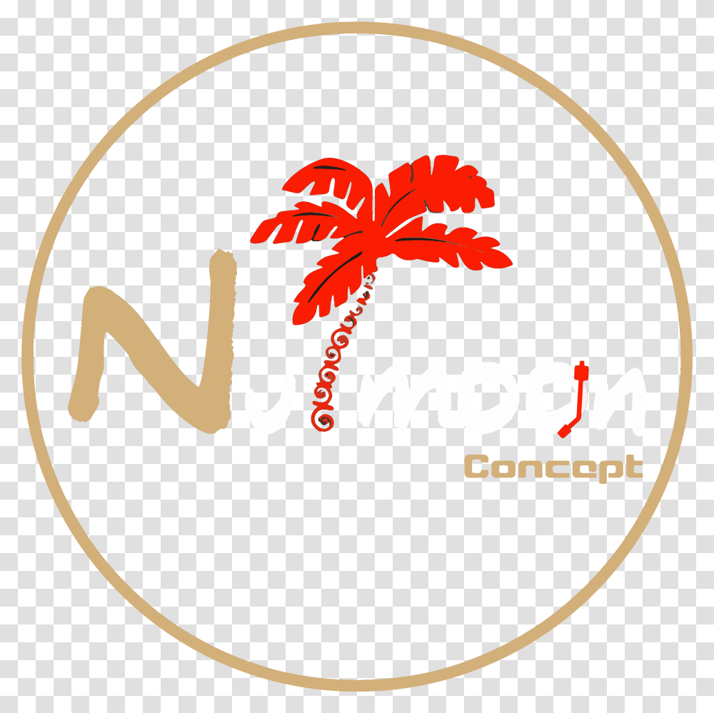Logo Nu Moon Circle, Label, Word, Alphabet Transparent Png