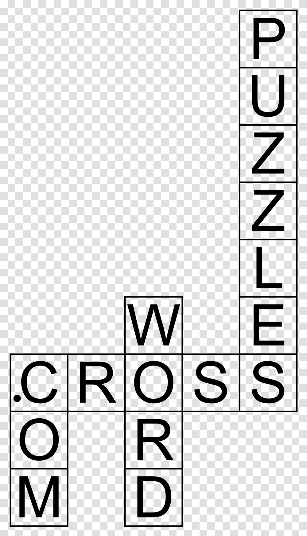 Logo Of A Typical Crossword Puzzle Website Clip Arts Crossword Puzzle Clipart, Gray, World Of Warcraft Transparent Png