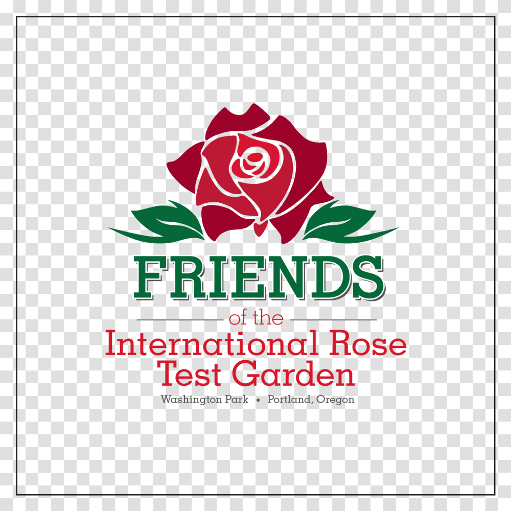Logo Of Friends Of International Rose Test Garden Garden Roses, Trademark, Plant Transparent Png