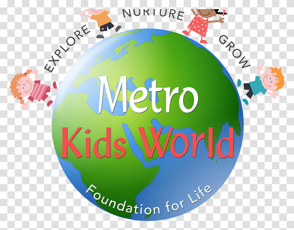 Logo Of Metro Kids World Circle, Flyer, Poster, Paper Transparent Png
