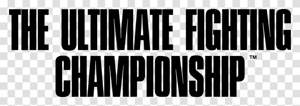 Logo Of The Ultimate Fighting Championship Ultimate Fighting Championship, Label, Word, Alphabet Transparent Png