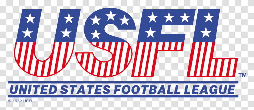 Logo Of The United States Football League United States Football League, Number, Flag Transparent Png