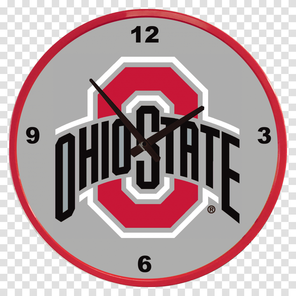 Logo Ohio State University, Analog Clock, Wall Clock Transparent Png