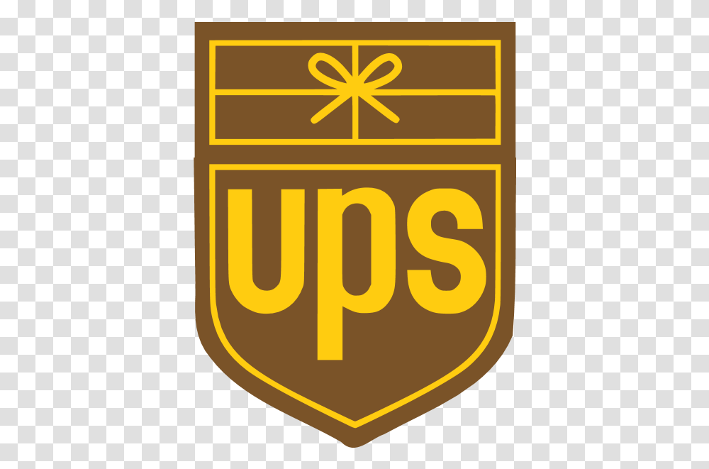 Logo Old Ups Logo, Label, Text, Symbol, Trademark Transparent Png