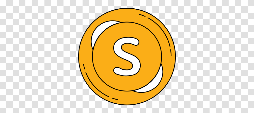 Logo Orange Skype Free Icon Of Famous Logos In Skype Logo Aesthetic Orange, Number, Symbol, Text, Trademark Transparent Png