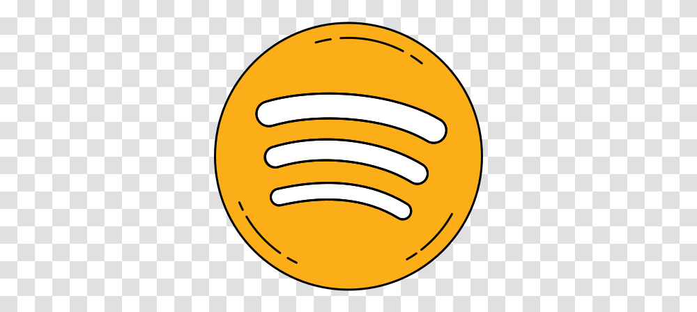 Logo Orange Spotify Free Icon Of Famous Logos In Dot, Banana, Fruit, Plant, Food Transparent Png