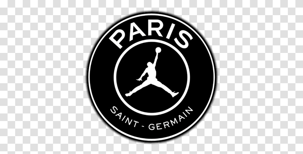 Logo Paris Saint Germain Jordan Mgp Animation Emblem, Person, Symbol, Sport, Tai Chi Transparent Png
