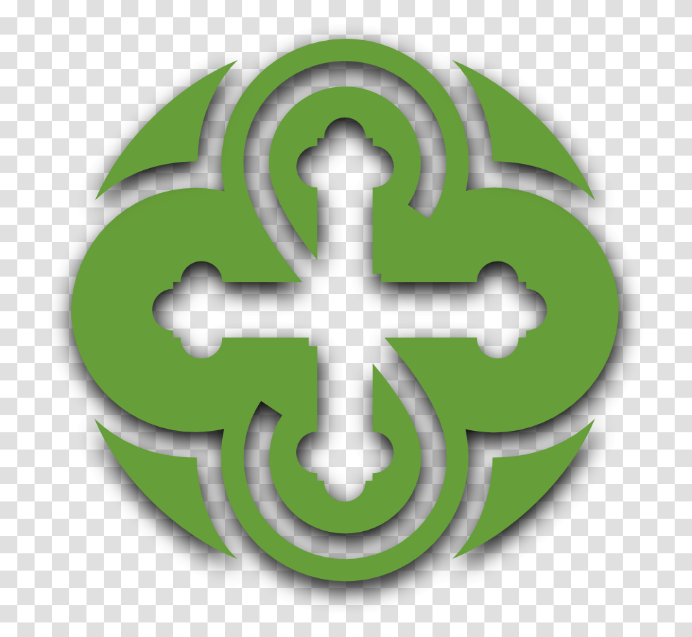Logo Parroquia De Santa Cruz De Madrid Simbolos De San Judas Tadeo, Number, Cross Transparent Png