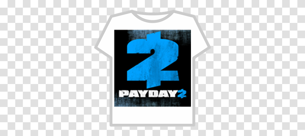 Logo Payday2 Roblox Pewdiepie T Shirt Roblox, Clothing, Apparel, Text, Number Transparent Png