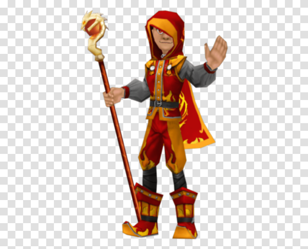Logo Power And Stats Wizard101 Fire Wizard Wizard101, Costume, Person, Helmet, Clothing Transparent Png