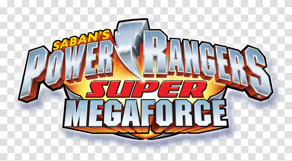 Logo Power Rangers Super Megaforce, Game, Slot, Gambling, Meal Transparent Png