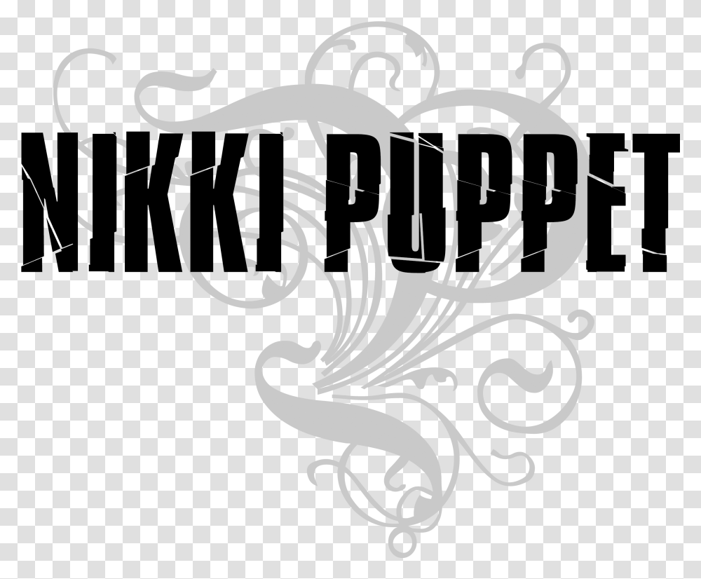 Logo Puppet, Text, Calligraphy, Handwriting, Stencil Transparent Png