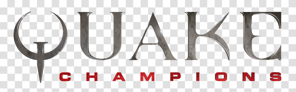 Logo Quake Champions Quake Champions Logo, Triangle, Alphabet, Weapon Transparent Png