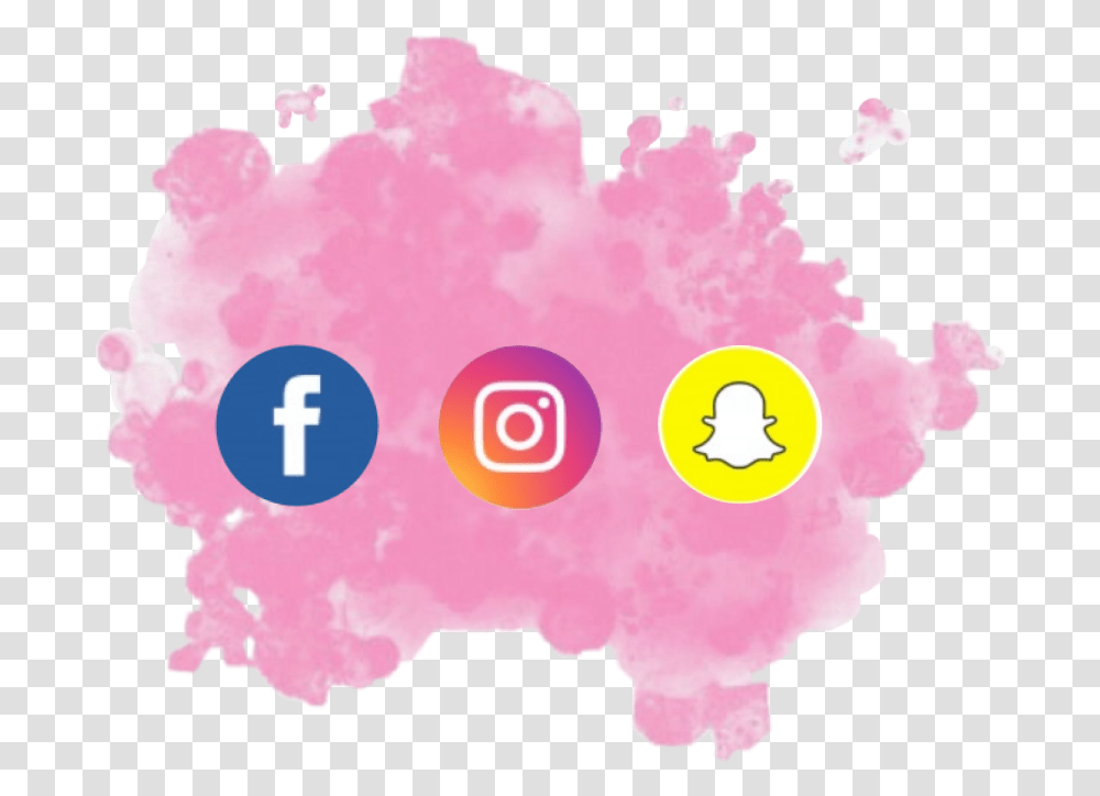 Logo Redessociales Facebook Instagram Snapchat Facebook Instagram Snapchat Logo, Purple, Rose, Flower Transparent Png
