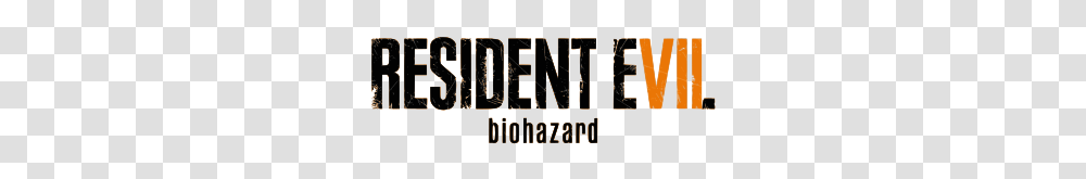 Logo Resident Evil Vii, Word, Alphabet Transparent Png