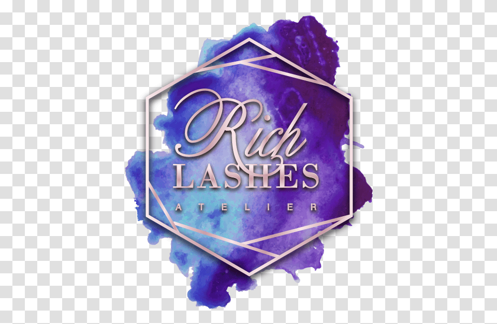 Logo Rich Lashes Atelier Color Graphic Design, Birthday Cake, Paper, Purple Transparent Png