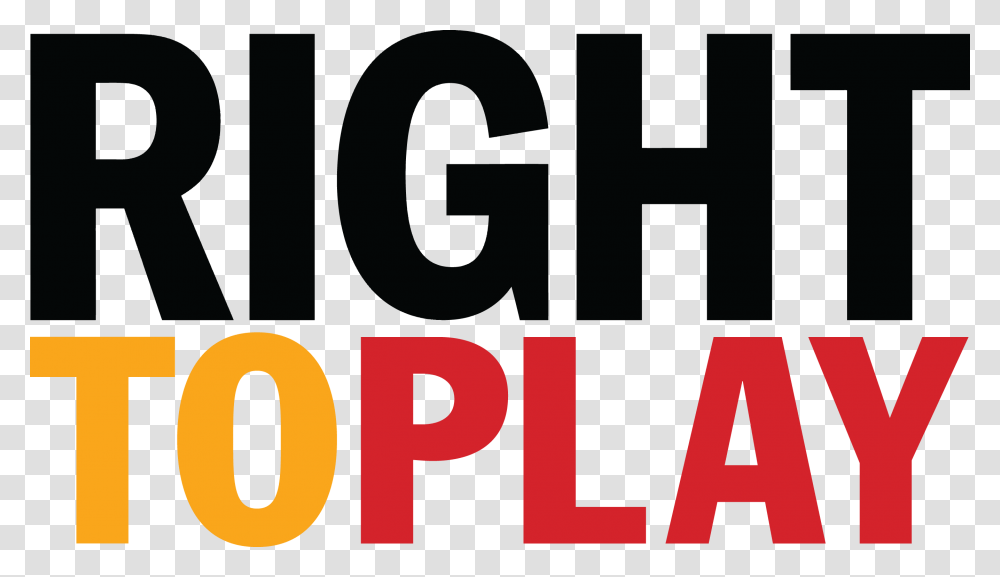 Logo Right To Play, Number, Alphabet Transparent Png