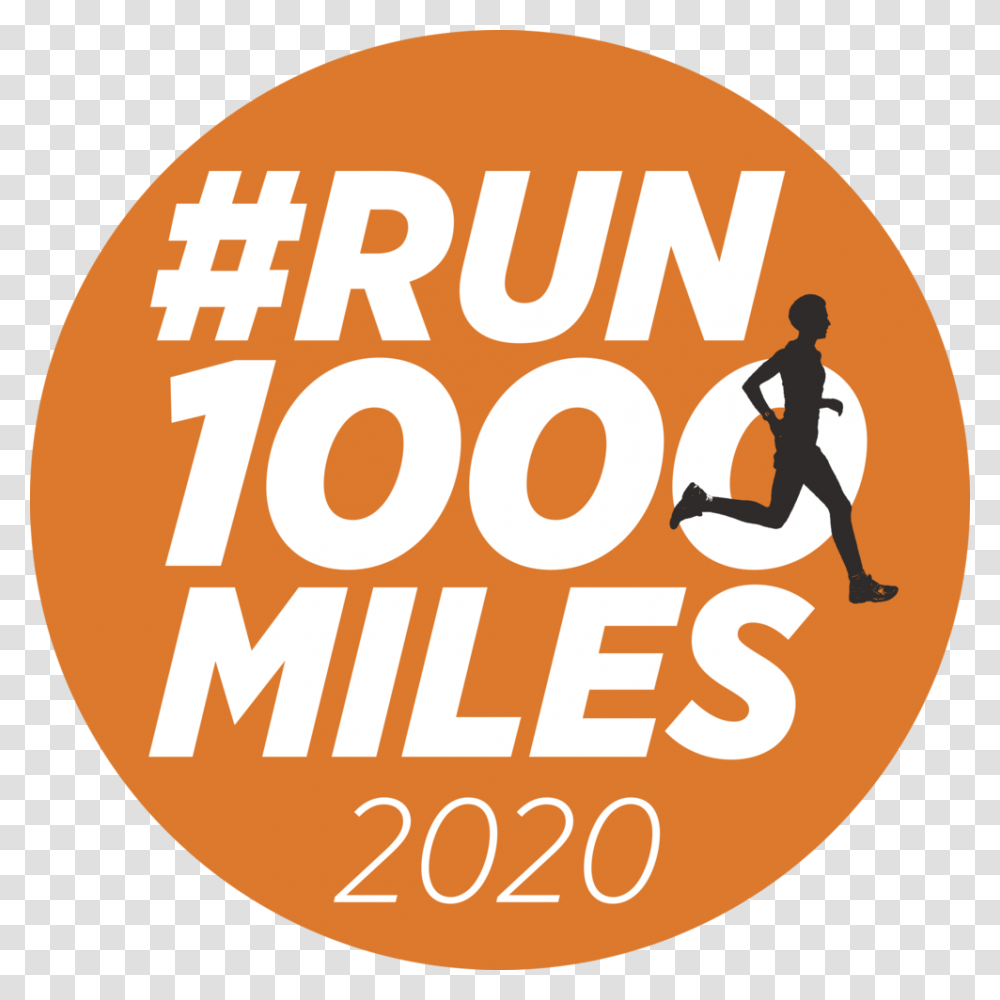Logo Run 1000 Miles In 2020, Word, Person, Alphabet Transparent Png