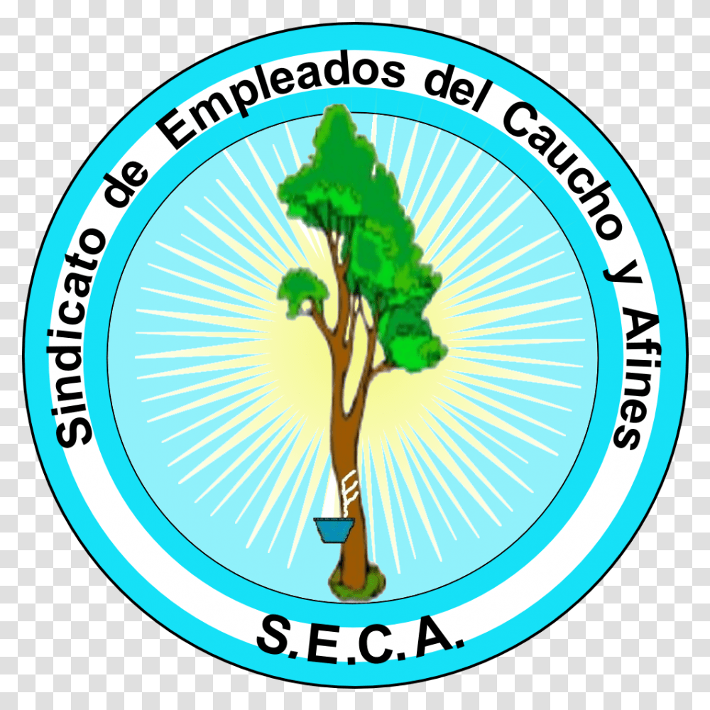 Logo S E C A Circle, Label, Plant Transparent Png