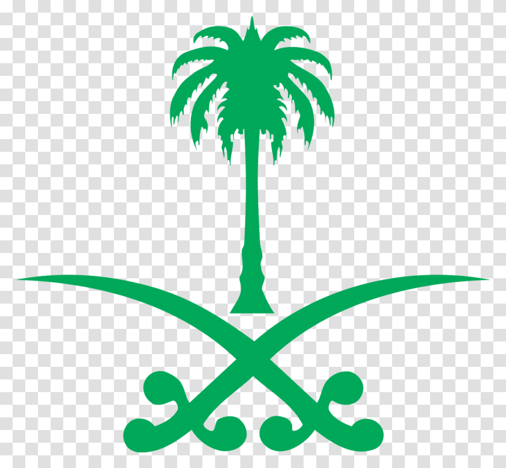 Logo Saudi Arabia Flag, Trademark, Emblem, Green Transparent Png