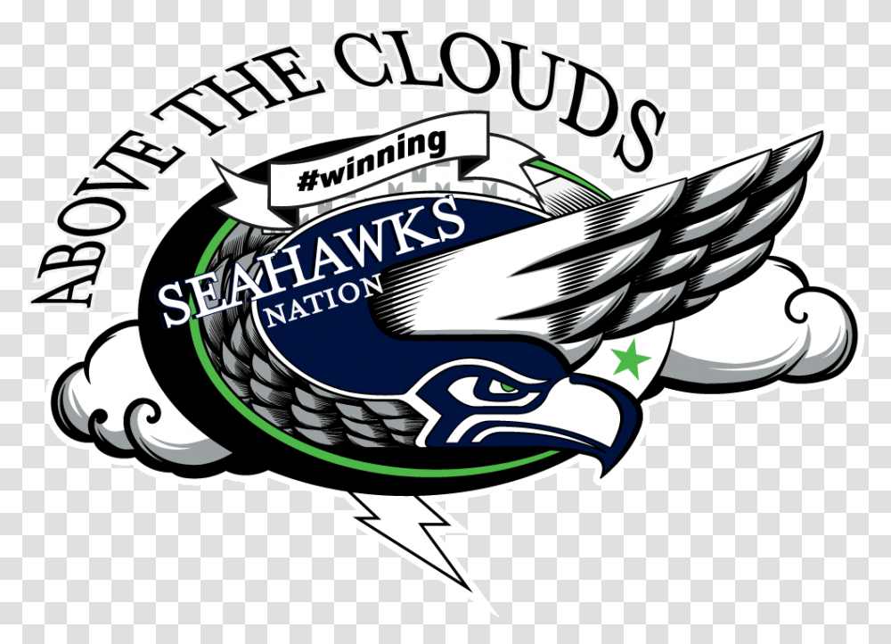 Logo Seattle Seahawks Clip Art Graphic Design Illustration, Label, Harbor Transparent Png