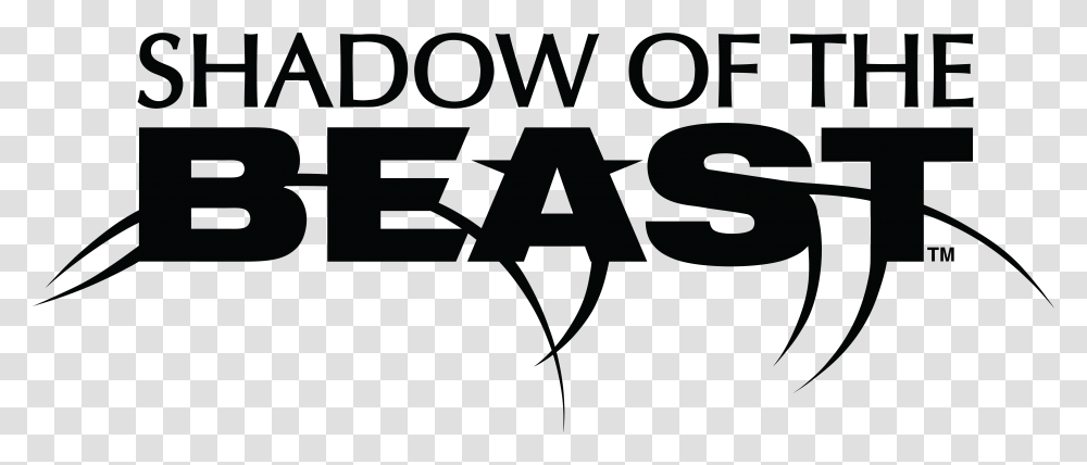 Logo Shadow Of The Beast, Silhouette, Light Transparent Png