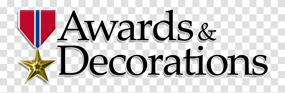 Logo Showing A Bronze Star Beside The Words Awards Bronze Star Medal, Alphabet, Label, Handwriting Transparent Png
