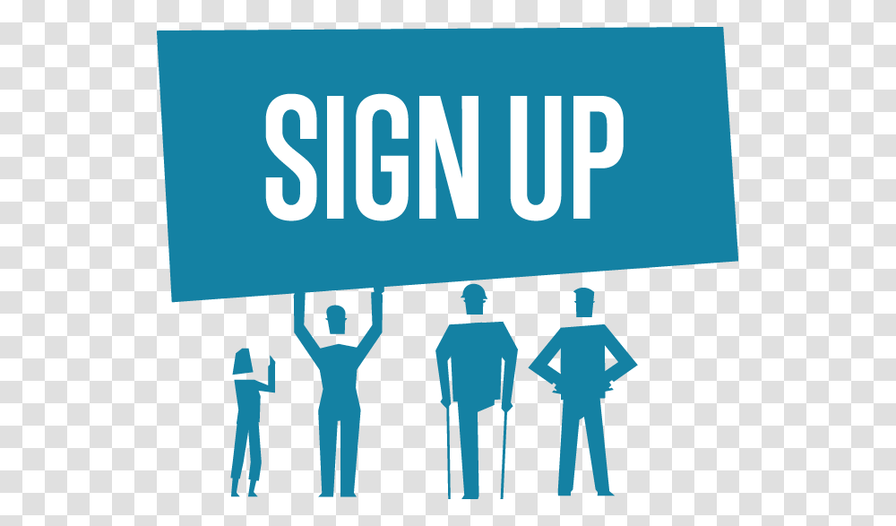 Logo Sign Up, Person, Hand, People Transparent Png