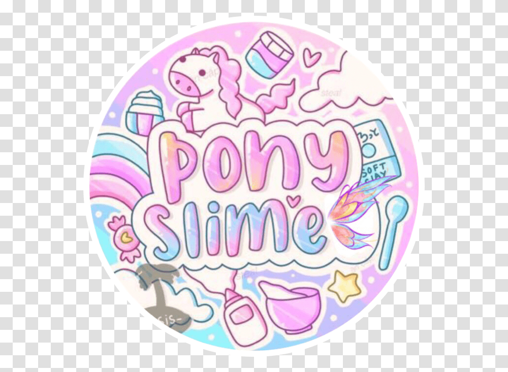 Logo Slime Instagram Pony Slimes, Word, Text, Birthday Cake, Dessert Transparent Png