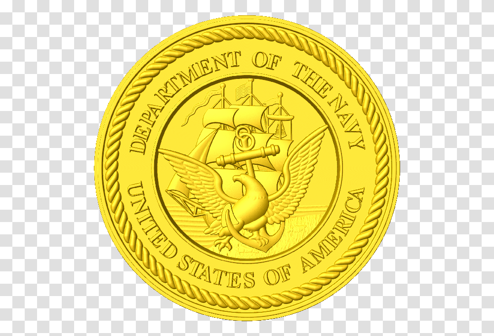 Logo Sman 13 Bandung, Coin, Money, Gold Transparent Png