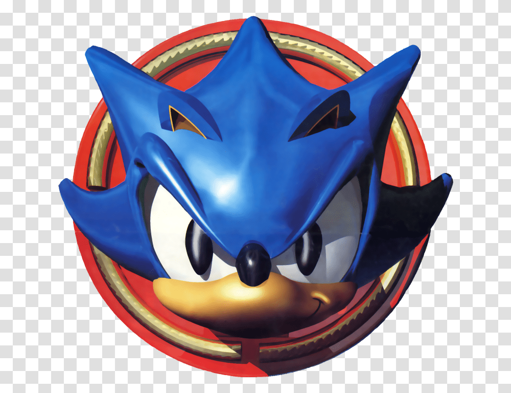 Logo Sonic 3d Mega Drive, Helmet Transparent Png