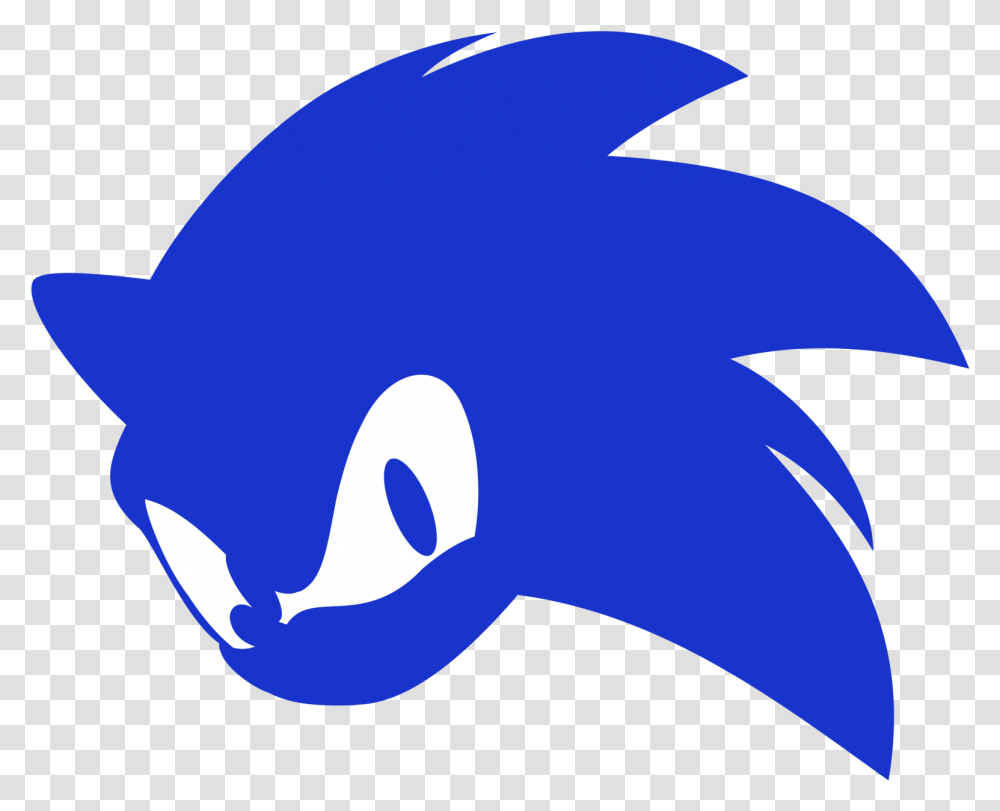 Logo Sonic The Hedgehog Head, Sea Life, Animal, Fish, Water Transparent Png