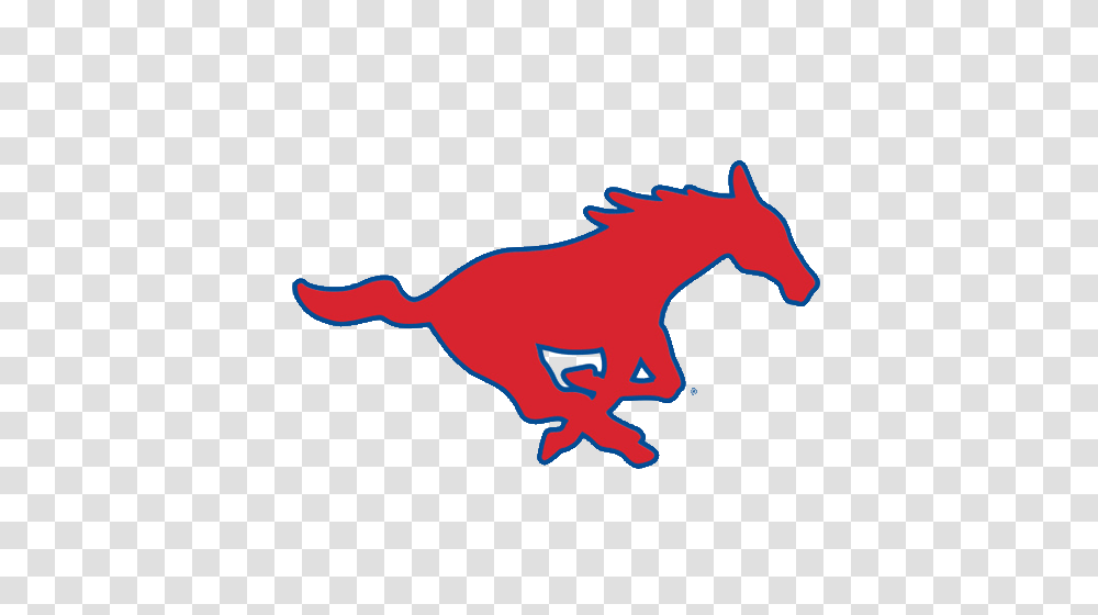 Logo Southern Methodist University Mustangs Red Mustang, Ketchup, Food, Animal Transparent Png