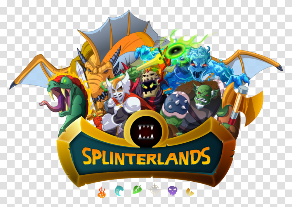 Logo Splinterlands Characters Beta, Dragon, Angry Birds, Toy Transparent Png