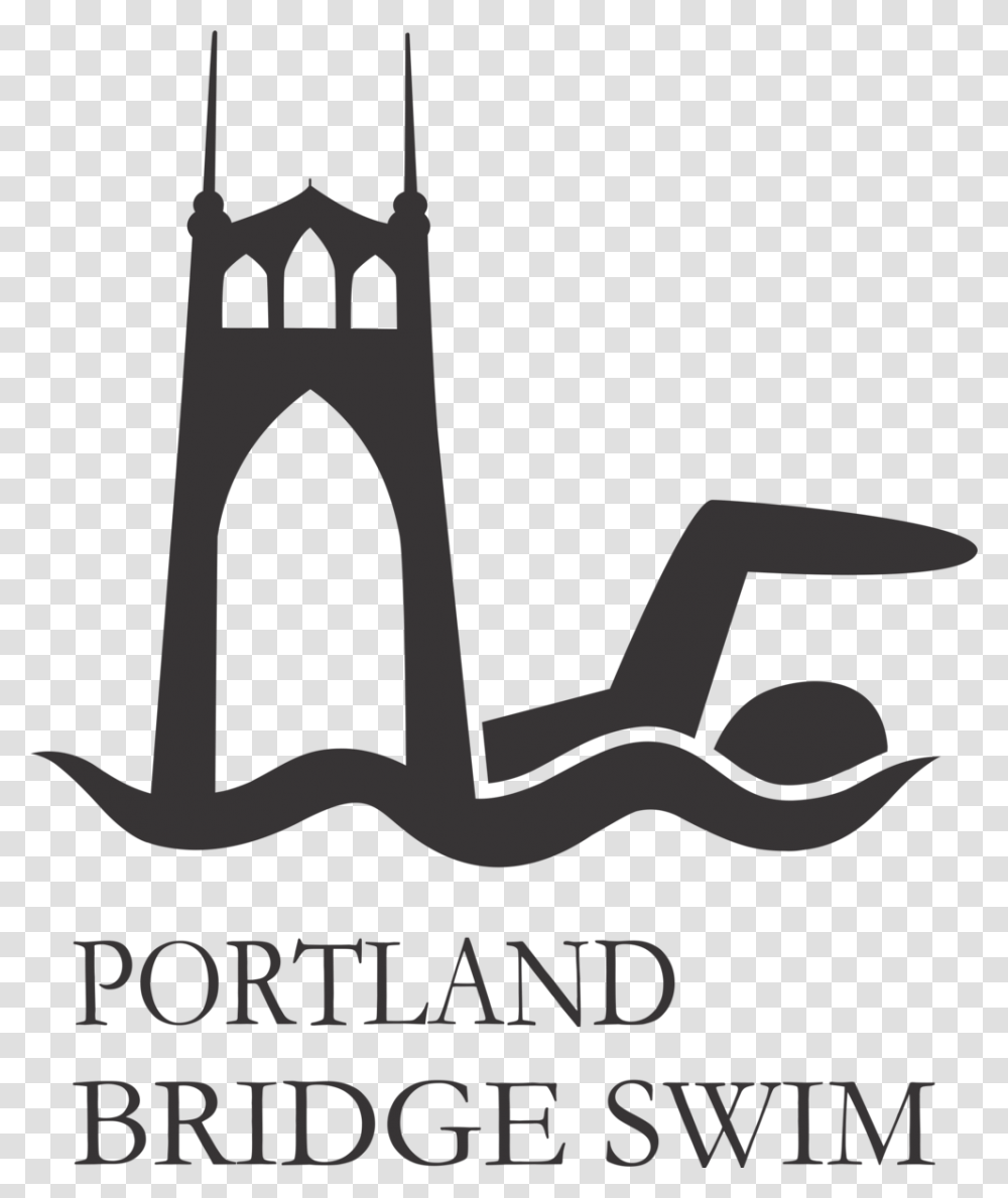 Logo St. Johns Bridge, Building, Tower, Architecture, Suspension Bridge Transparent Png