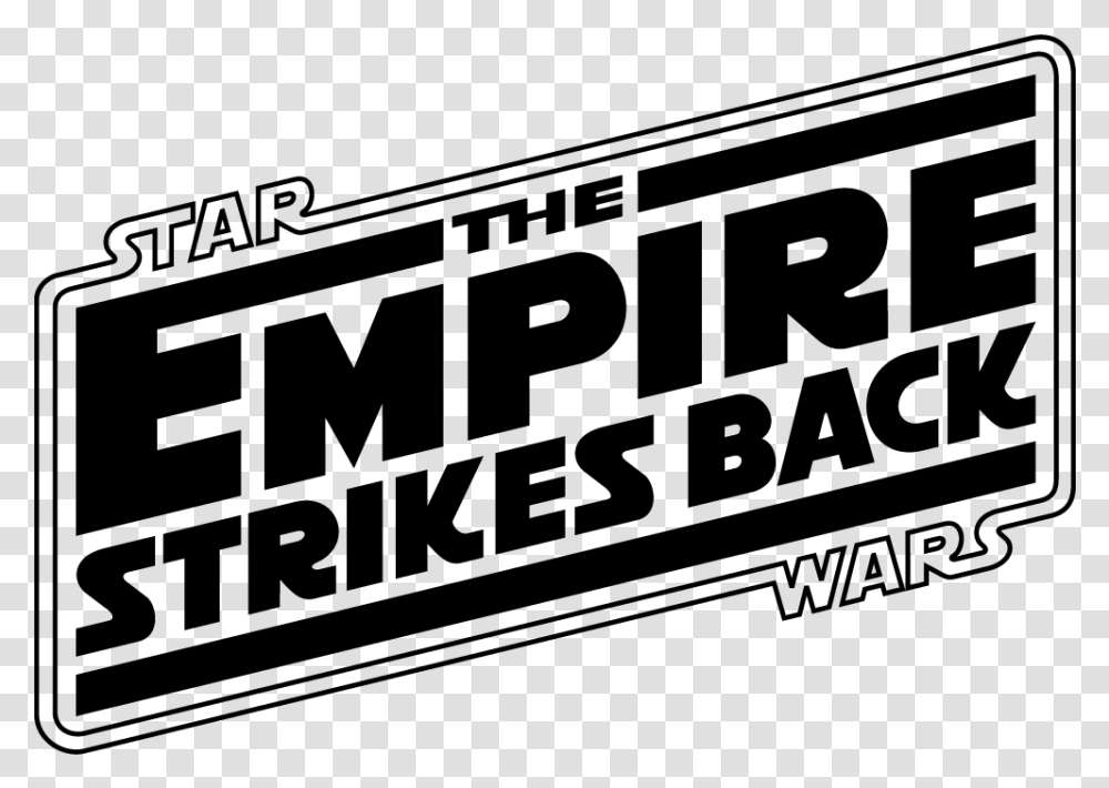 Logo Star Wars Silhouette Star Wars The Empire Strikes Back Logo, Gray Transparent Png