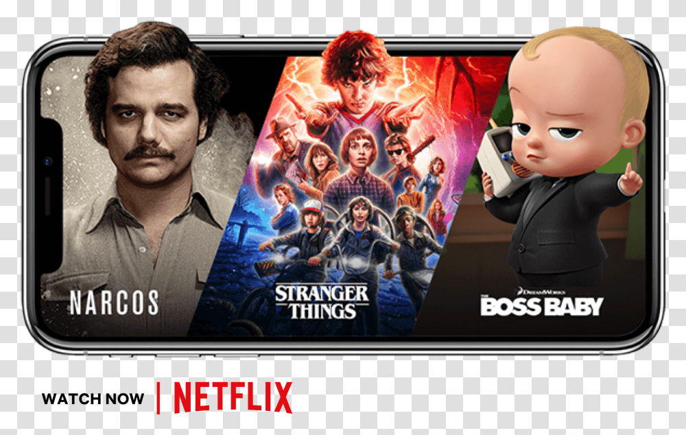 Logo Stranger Things Season 2 Poster, Person, Electronics, Advertisement, Dvd Transparent Png