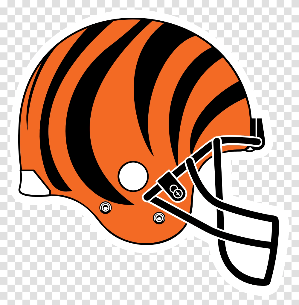 Logo Svg Vector Cincinnati Bengals Helmet Logo, Clothing, Apparel, American Football, Team Sport Transparent Png