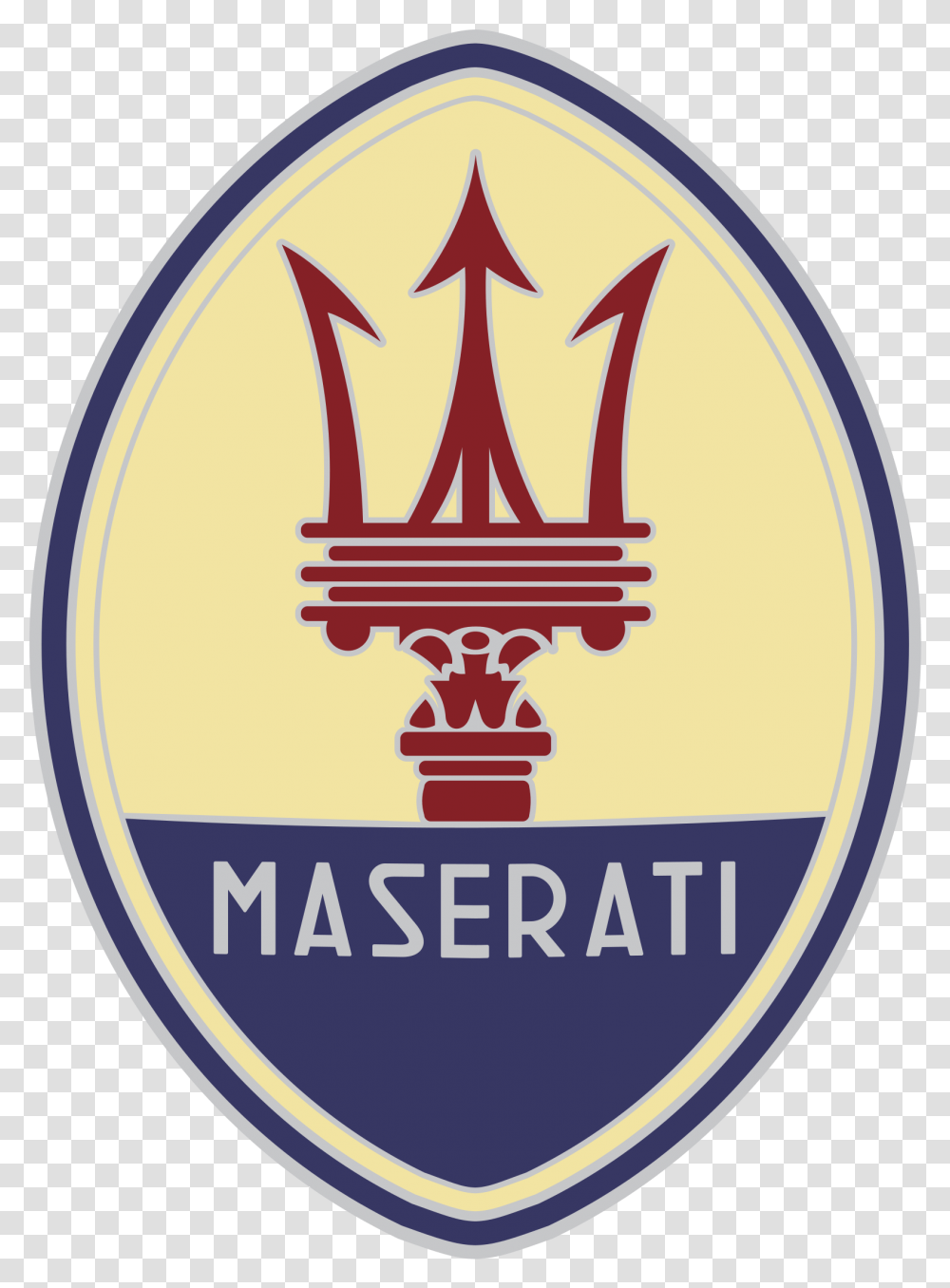 Logo Svg Vector Old Maserati Logo, Symbol, Emblem, Trident, Spear Transparent Png