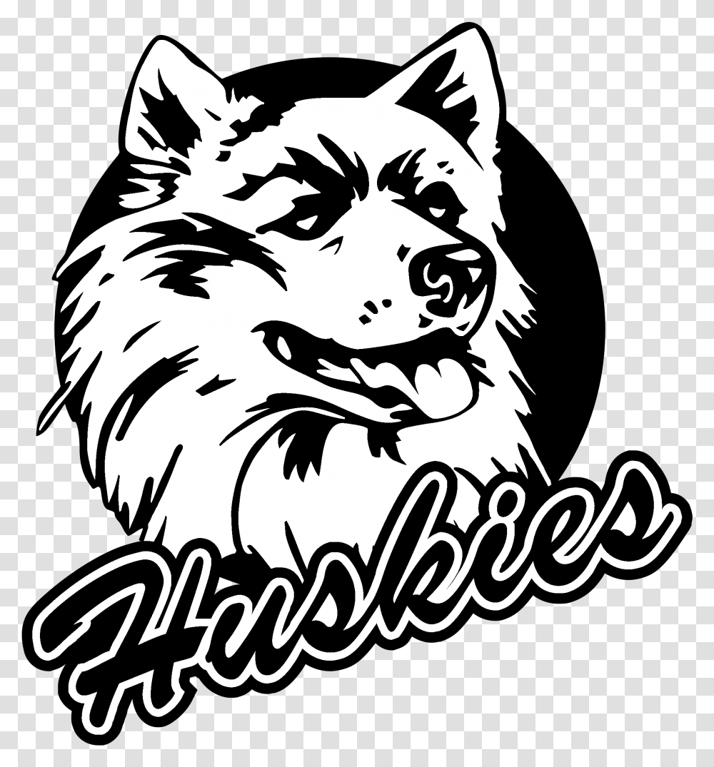 Logo Svg Vector Uconn Huskies, Label, Text, Mammal, Animal Transparent Png