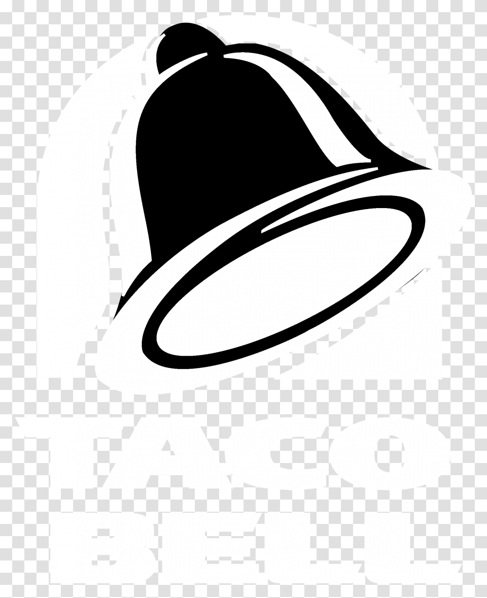 Logo Svg Vector White Taco Bell Logo, Apparel, Cowboy Hat, Helmet Transparent Png