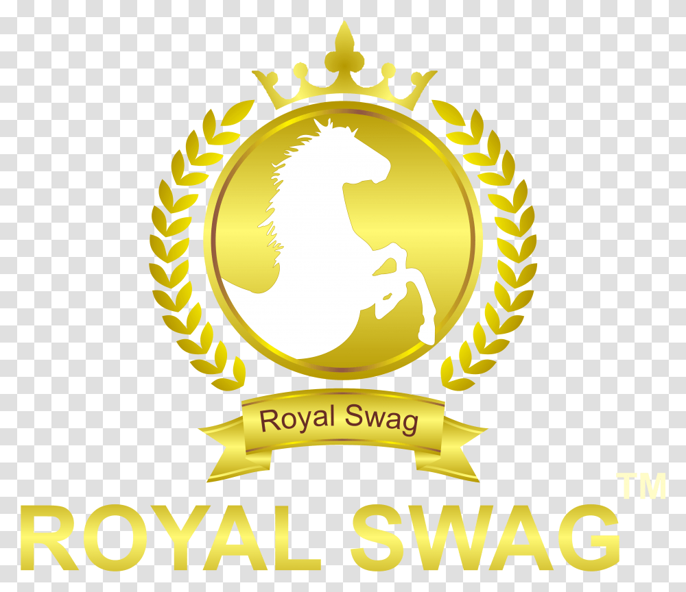 Logo Swag, Symbol, Trademark, Gold, Outdoors Transparent Png
