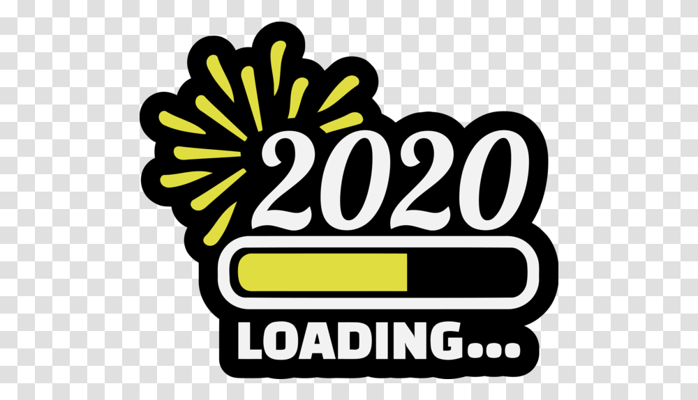 Logo Symbol For Happy 2020 Gifts Hq Loading New Year 2020, Text, Label, Alphabet, Number Transparent Png