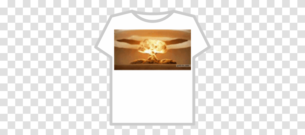 Logo T Shirt Nuclear Mushroom Cloud Roblox Anthropologist, Head, Fire, Flame Transparent Png