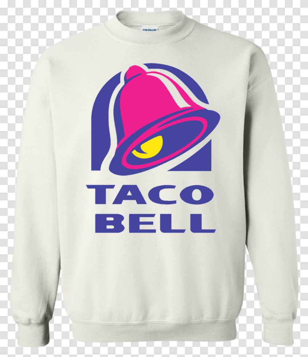 Logo Taco Bell Sign, Apparel, Sweatshirt, Sweater Transparent Png