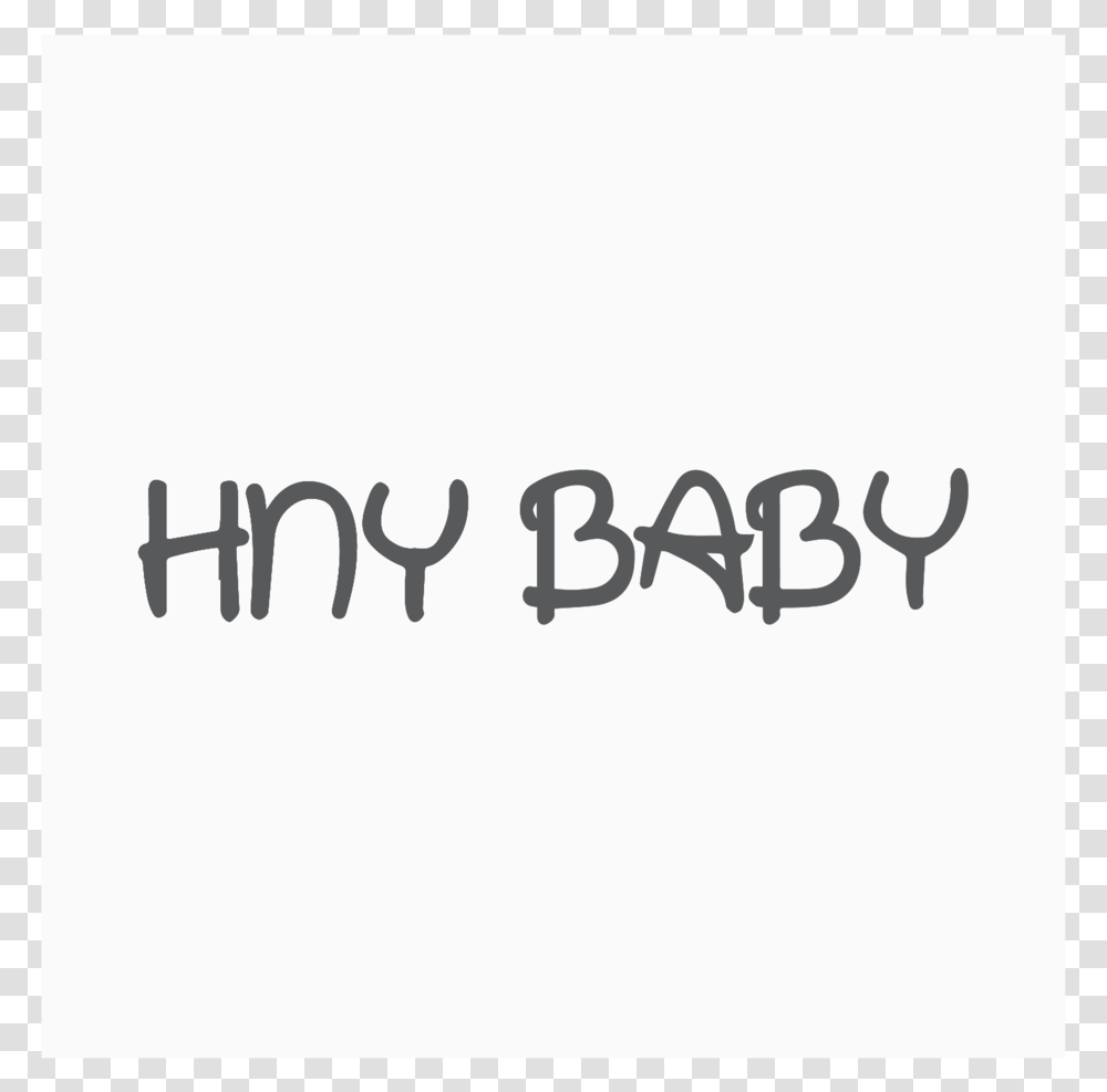 Logo Template Hny Baby Calligraphy, Face, Photography Transparent Png