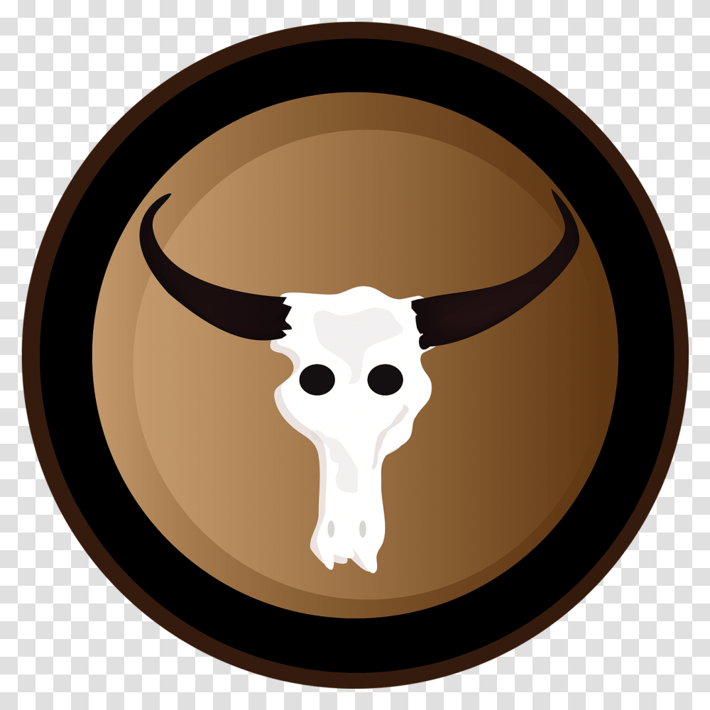 Logo The Cow Animals Free Pictures Skull, Cattle, Mammal, Buffalo, Wildlife Transparent Png
